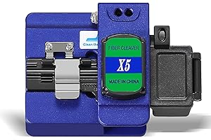 QILNYEH Cliveuse de fibre FTTH, couteau de coupe de câble à fibre optique à connexion à chaud et à froid, lame à 16 faces, longueur de coupe : 9-16 mm