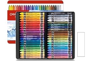 Caran d'Ache Neocolor II, Wachspastellkreiden, Aquarellstifte, 40 Stück und 1 EMI Craft Postkarte