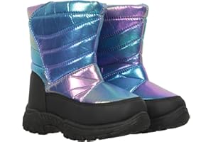 Mountain Warehouse Caribou Junior Kids Snow Boots - Snowproof, Fleece Lining, Warm, Insulated, High Traction Sole - Ideal For