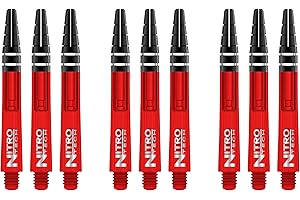 ‎RED DRAGON RED DRAGON Nitrotech Intermediate Dart-Stiele - 3 Sets pro Packung (insgesamt 9 Stiele)