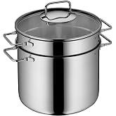 WMF Profi Plus Pasta Pot, Polished Stainless Steel, 24 cm