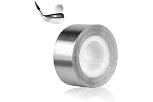 BAKEWHIZ Golf Lead Tape Self Adhesive Lead Tape Roll Weighted Cuttable Golf Grip High Density Adjust Add Swing Weight for Fishing Tennis Racket Pickleball Badminton Paddle 1.2cm Wide and 107cm Long