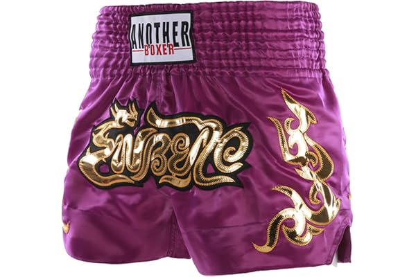 LiiYii Barn thailändska boxningsshorts MMA pojke flickor Muay Thai 5–16 år