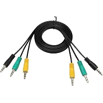 Cavo Audio Jack Da 3,5 Mm Maschio-Maschio – Aux Lungo 1 Metro, Intrecciato In Nylon Bianco, Per Cuffie, Auto, PC, Amplificatori E Hi-Fi