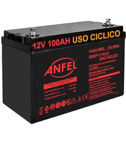 BATTERIA SIGILLATA AGM ZENITH ZGL 12V 120Ah PRESTAZIONI ELEVATE NAUTICA