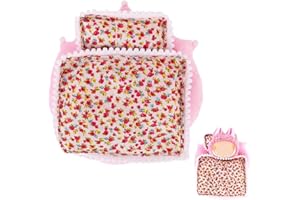 LQIOACU 1 Set Puppenkissen, Matratzen & Steppdecken, Puppenzubehör (ausgenommen Plüschtiere)