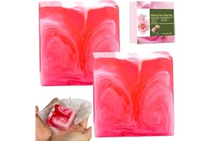 SMELEYOU Yoni Soap 2Pcs Yoni Bar Soap for Women Balance Feminine Wash Rose Scent Natural Moisturizing Yoni Soap Bar Eliminates Odor 100g