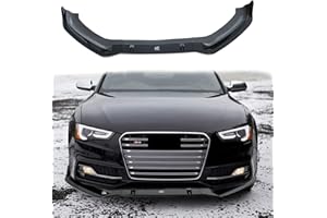 MUTUSAISI Front Bumper Lip NP Designs Splitter Spoiler Compatible with AUDI S5 A5-S-Line 2012-2016 + S4 B8.5 A4-S-Line 2012-2015