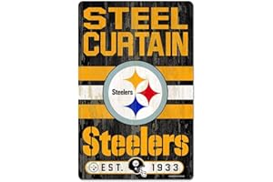 Wincraft Cartello, New York Jets Segno 11x17 Legno Slogan Design Unisex-Adulto