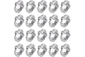 M12 x 1.5 Wheel Lug Nut，esmusssein 20Pcs Alloy Wheel Nuts,Nuts Set Replacement for Ja-guar Type F, S, X, XF Series, XJ X350/X351/X358, XK/XKR Series