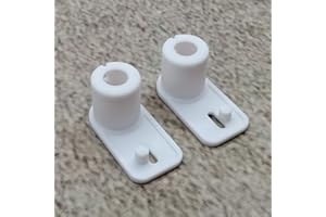 ULEIVA Ersatz Scharnier Weiss 2 Stck Türscharnier kompatibel mit Dometic Caravan Wohnmobil Gefrierschrank Gefrierfach Ersatzteil Tür