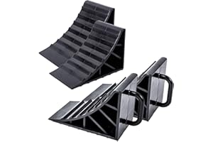 MSA 4 x wheel chocks with handle Brake wedges Caravan Trailer