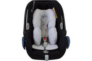 BORDA Y MÁS Riduttore universale REVERSIBILE per maxi cosi, gruppo 0, il seggiolino auto o il passeggino. Disponibili in vari modelli e colori. (Basic Grigio)