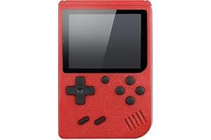 HEAVENBIRD Handheld Game Console, Retro Game Console with 500 Classic FC Games, 3.0 Inches Screen,Rechargeable 1020mAh Battery, Support TV & 2 Players, Red