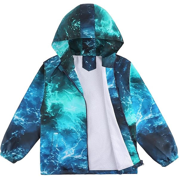 SALT AND PEPPER Jungen Jacke - Dino Print Outdoorjacke Wasserdicht