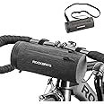 ROCKBROS Borsa Manubrio Impermeabile Bici MTB Monopattino Borsa Manubrio Anteriore Bicicletta Eccellente Impermeabilità Grand