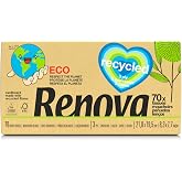 RENOVA Recycled Facial Tissues, Box of 70 Tissues, Recycled Paper | Renova Renova Recycled Facial Tissues, Box of 70 Tissues,