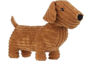 Apricot Lamb Clare Dachshund - Peluche de perro salchicha, 34 cm, suave y lavable, regalo para niños