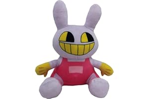HNIEHEDT La bambola di peluche Digital-Circus, bambola di peluche di peluche di coniglio simpatico cartone animato, giocattoli da collezione Pomni-Jester per ragazze dei ragazzi (B)