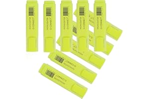Q-Connect Yellow Highlighter Pen (Pack of 10)