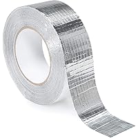 STERR - Aluminiumband Aluminium Klebeband Aluminiumklebebänder Silber 50mm X 50m