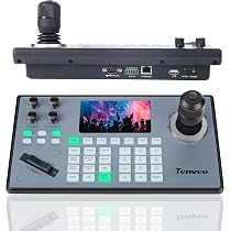 Caméra PTZ Tenveo 1080P 60FPS - Vidéoconférence Zoom 20x USB/HDMI/PoE