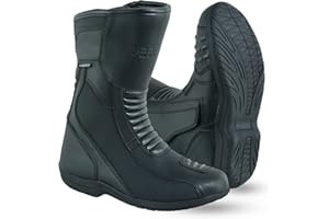 PROFIRST Motorbike Men’s Long Ankle Boots Motorcycle Waterproof Anti Slip Rubber Soul Boots Armored and Racing Shoes