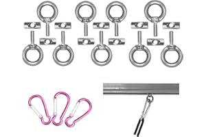 LUNNTE Stopper für Kederschiene, Kederstopper 6mm mit 3 Karabiner Edelstahl Kederstopper für Kederschiene Caravan Wohnmobil Campervan Boot Multifunktional (9)