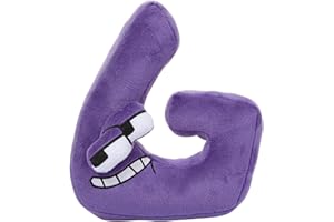 Ryoizen Alphabet Lore Plush, Cartoon Characters, 20cm Plushies Toy from Alphabet Lore, A-Z plush pillow Children's Enlightenment Toys Cute Stuffed Pillow Doll for Kids and Adults Fans Gift (G)