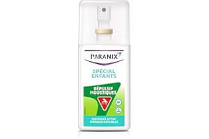 Paranix Répulsif Moustiques Spécial Enfants – Dès 3 Mois – Protection 8 H – Spray 90 ml