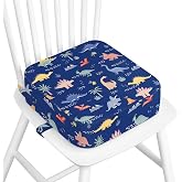 Elevator Chair for Children Eating, Travel High Chair - Dinosaurs | Portable Booster Seat Washable High Chair for Baby, Non-S
