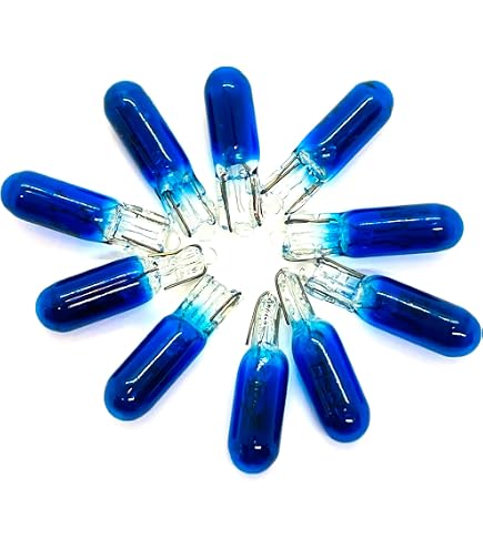 5 LED B8.5d BAX10D SMD 5050 Blu Per Tachimetro E Cruscotto – Luce Strumenti Auto