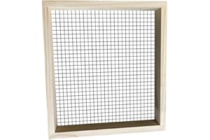 ‎ARVALOLET ARVALOLET Gartensieb Bodensieb, Holzboden- und Steinfiltersieb,leichte tragbare Gartengeräte for Erde,Steine,Kompost, Unkraut, Sand, Schotter und Saatgut ​zum Sieben von Kompost, Blumenerde