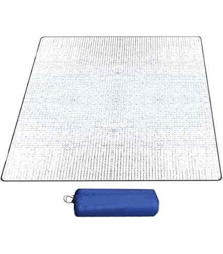 Tappetino Isotermico In Alluminio 200x150cm | Pieghevole E Ultraleggero Per Campeggio E Picnic