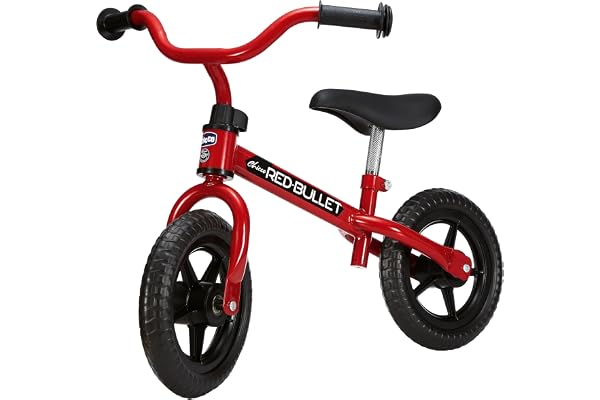 Chicco Draisienne Bébé, Velo sans Pédales pour Enfants de 2 à 5 Ans, avec Guidon et Selle Réglables, 25 Kg Maxi, Rouge , Velo enfant 3 ans, Jeux