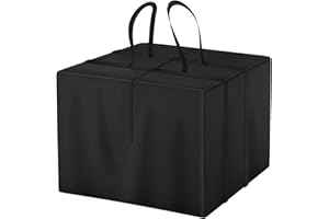 nomiou Torba do przechowywania XXL na poduszki ogrodowe, wodoszczelna osłona ochronna, nakładka tapicerowana, torba transportowa 600D Oxford, torba na poduszki ogrodowe