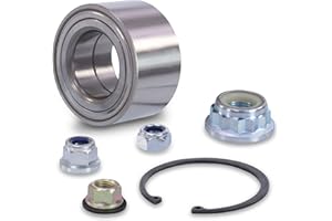 ATEC Germany 1x set di cuscinetti ruota anteriore o posteriore, compatibile con AUDI A3 (8L1), TT (8N3) (8N9), SEAT LEON (1M1), TOLEDO II (1M2), SKODA OCTAVIA 1, VW BORA, GOLF 4, NEW BEETLE,