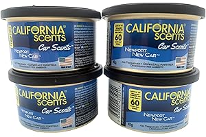 4X California Scents Car Scents New Car 7021 odświeżacz powietrza odświeżacz powietrza do samochodu