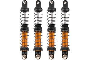 AKOZON Amortyzator Zawieszenia Olejowego Amortyzator Nadaje się do Tamiya CC01 Rc Model Samochodu Akcesoria Wypełnione Olejem Rc Shocks (90 mm)