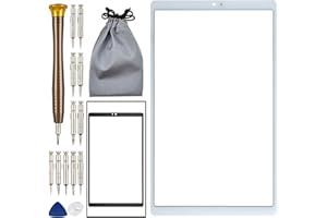 Double Sure Outer Glass Panel Screen(Not to be Confused with Galaxy Tab A7 Lite LTE SM-T225) Replacement for Samsung Galaxy Tab A7 Lite White Tab A7 Lite Wi-Fi SM-T220
