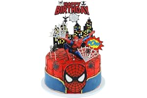 XTAGUVDM Cake Topper, 6 Pcs Decorazione Torta, Cake Topper Kit per Torte di Compleanno Decorazione