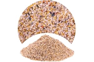 TD STONES Goldener Aquariensand Bernstein – 0,8-1,2mm Körnung – Feiner Bodengrund für Süß- & Meerwasseraquarien, Schonend für Empfindliche Fische Stabilisiert Ökosystem & Fördert Pflanzenwachstum 24kg