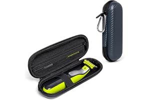 Nincha Kompaktowe etui podróżne do hybrydowego trymera elektrycznego i golarki Philips QP2724/90, QP2834/70, QP1924/70, QP6531/70, QP4631/90, twarde etui, przenośna torba, szary, W podróży