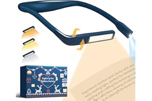EASTPIN Luz Lectura Libros Cama Lampara - Lampara de Lectura Recargable 3 Colores Protección Ocular Luz Lectura Cuello Flexibles, Lampara para Leer, Tejer, Coser, Acampar, Regalos para Hombre Mujer Lectores