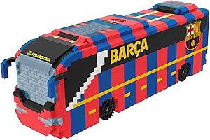 FOCO Licencia Oficial del FC Barcelona Juguete de Construcción BRXLZ de fútbol del Bus de Equipo