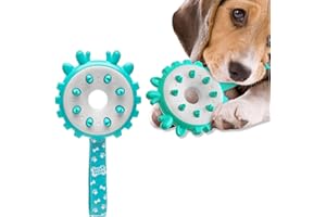 PETLINUS Juguete para Perros Resistente – Mordedor de Goma Duradero para masticadores agresivos – Juguete Interactivo para Perros de Todos los tamaños – Accesorios para Perros - 13 cm.