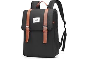 HASAGEI Mochila Mujer Casual Mochila para 15.6" Portatil Mujer Mochila Vintage Mochilas para Portátiles y Netbooks Bolso Universidad Mochila Oxford de tres Capas con Cinturón