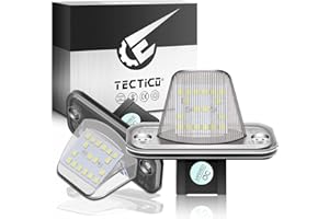 ‎TECTICO TECTICO LED Kennzeichenbeleuchtung Nummernschildbeleuchtung SMD Canbus Ultra Weiß Kompatibel mit VW T4 Transporter Passat Je-tta Ca-ddy Touran, 2 Stücke