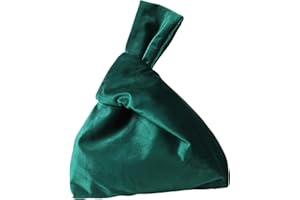 Anopo Small Velvet Wristlet Purse for Women Elegant Clutch Evening Bag Wrist Bag Sleeve-Knot-Pouch