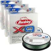 Berkley X9 geflochtene Angelschnur &ndash; 9-fache geflochtene Schnur zum Salzwasser- und S&uuml;&szlig;wasserangeln